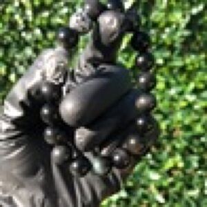 Black Beaded Bracelet